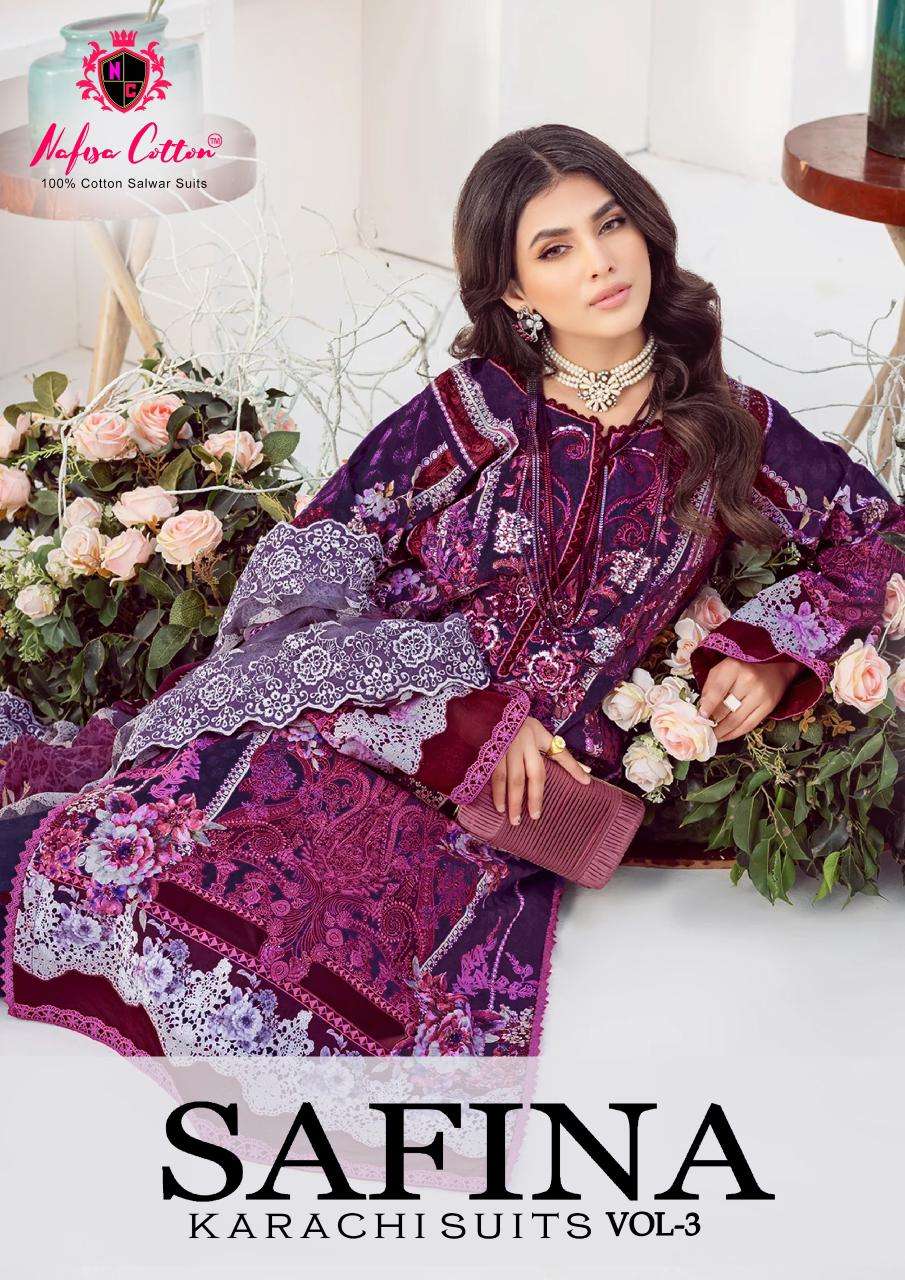 Safina Karachi Cotton Vol 03 by Nafisha